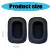 1Pair Rectangular Ear Pad Headsets Earmuffs for 90x70mm Headphones Earpads Ear Pad Sponges Cushions Covers view 4