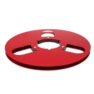 10 Inch Aluminum Alloy 3 Holes Open Reel Sound Tape Empty Takeup Reel for Optimized (Black) (Silver) (Blue) (Red)