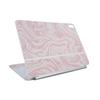 Carbon Fiber Skin Compatible with Apple Magic Keyboard for iPad Air 11-inch (M3) 2025 - Silky Pink - Premium 3M Vinyl Protective Wrap Decal Cover - Easy to Apply | Crafted in The USA by MightySkins view 1