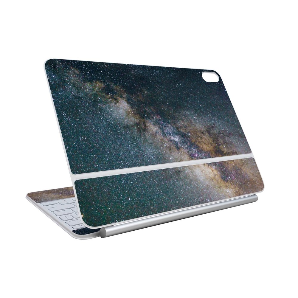 Skin Compatible with Apple Magic Keyboard for iPad Air 11-inch (M3) 2025 - Galactic Landscape - Premium 3M Vinyl Protective Wrap Decal Cover - Easy to Apply | Crafted in The USA by MightySkins