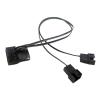 BOXUWFO HONGP H&*igh qu>ality 4Pin Pass Through to 3Pin/ 4Pin PWM Fan Splitter Power Connector Adapter Cable view 2
