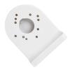 Acouto ABS Plastic CCTV Dome Camera Wall Mounting Bracket Stand for Indoor Use, White view 3