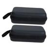 Angoily 2pcs Eva Electronics Organizer Bag for Digital Accessories Multi-purpose Earphone and Cable Storage Case with Mesh Pocket and Elastic Ring Portable Zipper Closure Travel Pouch view 1