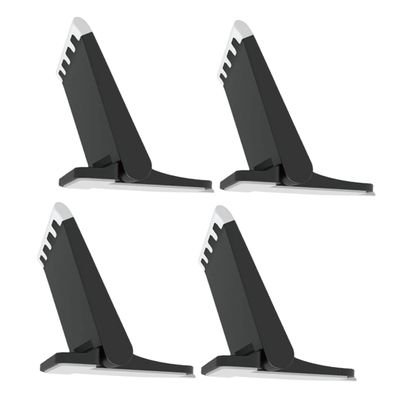 DOITOOL 4pcs Ergonomic Laptop Holder Portable Notebook Stand Cooling Stand Laptop Foot Accessories