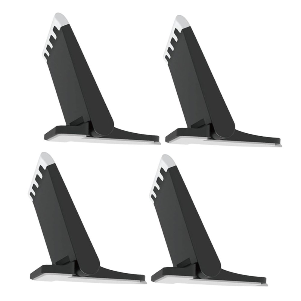 DOITOOL 4pcs Ergonomic Laptop Holder Portable Notebook Stand Cooling Stand Laptop Foot Accessories