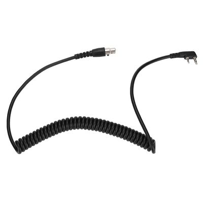 Acouto 2-Pin to 5-Pin Retractable Coil Cord Cable with K1 Connector for HYTRelm Two Way Radios and Headsets Optimized