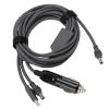100W 3 in 1 DC Male Plug to Type C & Car Adapter for Mini Device (#1) view 2