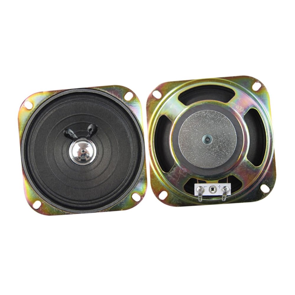 Gadpiparty 2pc Full Range Electronic Organ Audio Speakers Square Horn Speakers for Outdoor Broadcast Easy Installation Compatible for Keyboards and Ceiling Sound Systems
