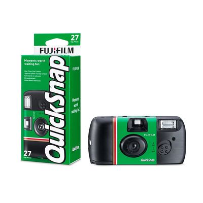 Fujifilm QuickSnap Flash 400 One-Time-Use Camera - 27 Exposures