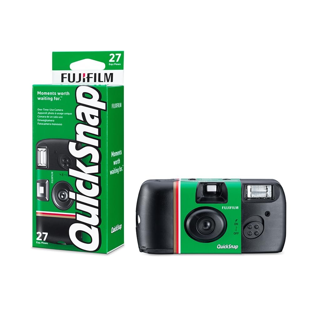 Fujifilm QuickSnap Flash 400 One-Time-Use Camera - 27 Exposures