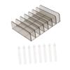 Angoily Transparent Desktop Cable Organizer with Ties Durable and Wear-resistant Data Cable Storage Box for Neat Cord Management and Easy Access view 1