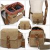 ARTIBETTER Portable Dslr Camera Bag Crossbody Camera Storage Lens Bag Accessory Pouch Canvas Case for Day Trips view 4
