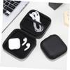Angoily 2pcs Electronic Storage Pouch with Mesh Pocket Durable Earphone Organizer Bag for Travel and Work Shockproof Design for Cables Power Bank and Accessories view 4