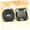 Angoily 2pc Full Range Audio Speakers Square Horn Loudspeakers for Outdoor Use for Keyboards and Sound Systems Easy Push Terminal Connection to Compatible view 3