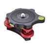 DirectNine Basics Tripod Leveler Aluminum Alloy Sturdy with Bubble Level Tripod Leveling Base view 1