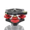 DirectNine Basics Tripod Leveler Aluminum Alloy Sturdy with Bubble Level Tripod Leveling Base view 2