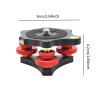 DirectNine Basics Tripod Leveler Aluminum Alloy Sturdy with Bubble Level Tripod Leveling Base view 3