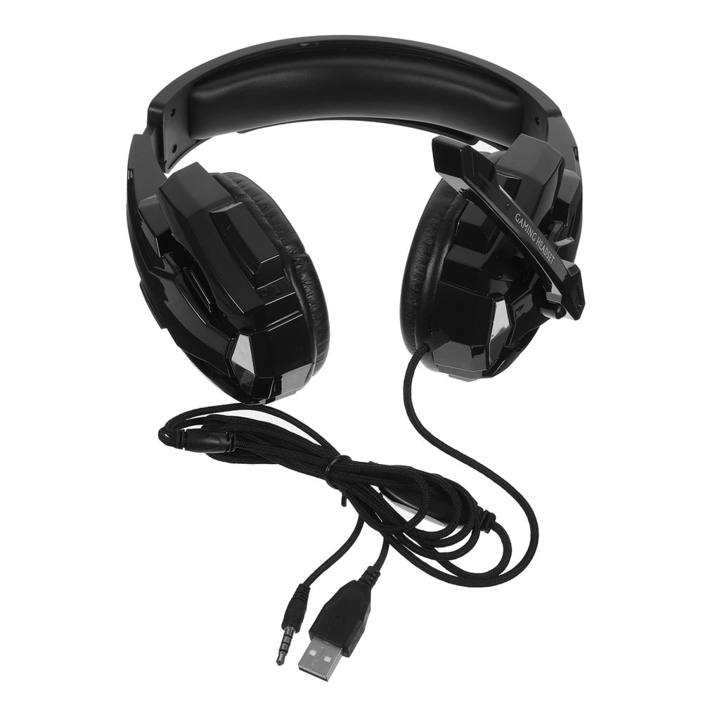 ARTIBETTER 1pc Wired Gaming Headset Microphone Lightweight Sports Headphones for Stylish Design Comfortable Breathable for Gaming Sessions