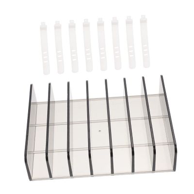 ARTIBETTER Desktop Cable Management Case Multi-compartment Storage Box Cord Holder Wire Organizer Cable Storage Box for Home Desk Office