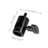 Artibetter Stud Adapter Multi-Functional Design for Photography Camera Stand Part Screw Tripod Adapter Black view 2