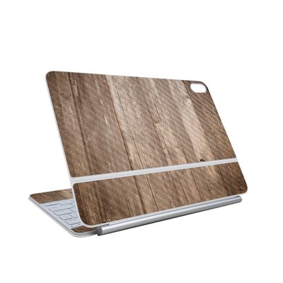 Carbon Fiber Skin Compatible with Apple Magic Keyboard for iPad Air 13-inch (M3) 2025 - On The Fence - Premium 3M Vinyl Protective Wrap Decal Cover - Easy to Apply | Crafted in The USA by MightySkins
