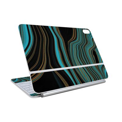 Skin Compatible with Apple Magic Keyboard for iPad Air 11-inch (M3) 2025 - Blue Canyon - Premium 3M Vinyl Protective Wrap Decal Cover - Easy to Apply | Crafted in The USA by MightySkins