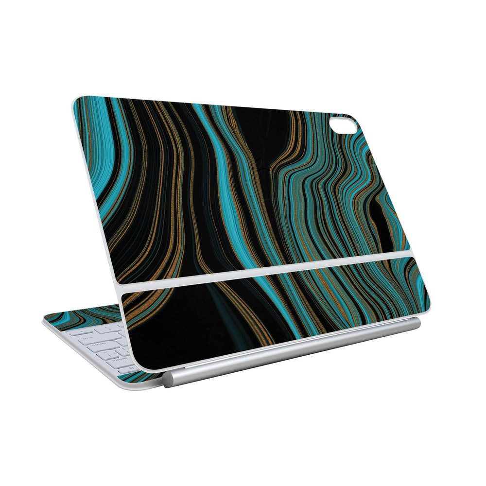 Skin Compatible with Apple Magic Keyboard for iPad Air 11-inch (M3) 2025 - Blue Canyon - Premium 3M Vinyl Protective Wrap Decal Cover - Easy to Apply | Crafted in The USA by MightySkins