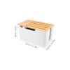 Artibetter Desktop Power Cord Management Box Lid Stylish Cord Organizer for Desk and Home Efficient Storage for and Cables and Design view 2