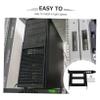 Angoily 1set Durable Hard Disk Drive Mounting Bracket Heavy Duty Pci Expansion Card Holder Easy Installation Ssd Storage for Computer Cases Design view 4