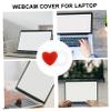 Artibetter 2pcs Heart-Shaped Webcam Cover Slide for Laptop Desktop Ultra-Thin Privacy for Computer Tablet Easy Slide Protector for Secure Online Privacy view 2