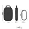 Case for Tile by Life360 Pro 2024, Silicone Tracker Protective Case, Drop-Proof, Dustproof, Anti-Scratch Cover (Black) view 3
