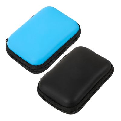 ARTIBETTER 2pcs Hard Drive Storage Protective Bag Carrying Case for Tech Sturdy Cable Organizer Box