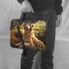 WZYWHJ 15.6 inch golden retriever Prints Laptop Bag - with Soft Interior, Multiple Pockets - Ideal for Men, Travel and Business view 2