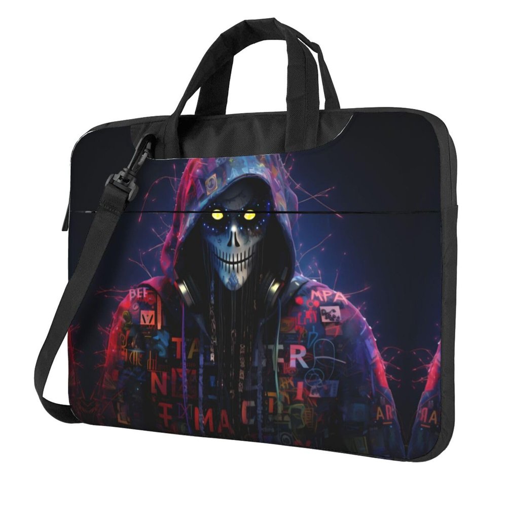WZYWHJ 15.6 inch Hacker Era Pattern Laptop Bag - with Soft Interior, Multiple Pockets - Ideal for Men, Travel and Business