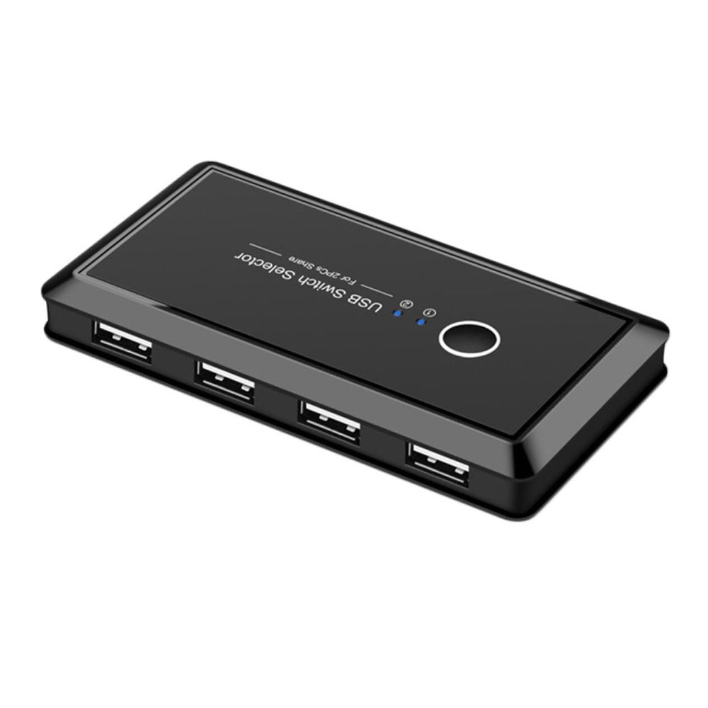 Artibetter USB Peripheral Sharing Hub for Printer and Scanner Port Automatic for Two Computers for Keyboard and Mouse Sharing Compact and Efficient Device Management