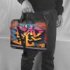 WZYWHJ 15.6 inch Graffiti Hip Hop Prints Laptop Bag - with Soft Interior, Multiple Pockets - Ideal for Men, Travel and Business view 2