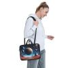 WZYWHJ 15.6 inch Universe Planet Prints Laptop Bag - with Soft Interior, Multiple Pockets - Ideal for Men, Travel and Business view 3