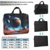 WZYWHJ 15.6 inch Universe Planet Prints Laptop Bag - with Soft Interior, Multiple Pockets - Ideal for Men, Travel and Business view 4