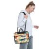WZYWHJ 13 inch ink dragonfly Prints Laptop Bag - with Soft Interior, Multiple Pockets - Ideal for Men, Travel and Business view 3