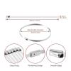 20 Pcs Metal Zip Tie Reusable Stainless Steel Cable Ties Self Locking Quick lock up Tie Multi-Purpose Hardware Cable(4.6x200mm) view 4