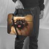 WZYWHJ 14 inch Pekingese Dog Prints Laptop Bag - with Soft Interior, Multiple Pockets - Ideal for Men, Travel and Business view 2