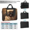 WZYWHJ 14 inch Pekingese Dog Prints Laptop Bag - with Soft Interior, Multiple Pockets - Ideal for Men, Travel and Business view 3