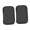 Angoily 2pcs Shockproof Eva Digital Accessories Pouch Storage Bags for Electronics Portable Travel Organizer for Cables and Gadgets Black view 1