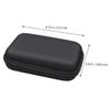 Angoily 2pcs Shockproof Eva Digital Accessories Pouch Storage Bags for Electronics Portable Travel Organizer for Cables and Gadgets Black view 2