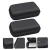 Angoily 2pcs Shockproof Eva Digital Accessories Pouch Storage Bags for Electronics Portable Travel Organizer for Cables and Gadgets Black view 3