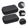 Angoily 2pcs Shockproof Eva Digital Accessories Pouch Storage Bags for Electronics Portable Travel Organizer for Cables and Gadgets Black view 4
