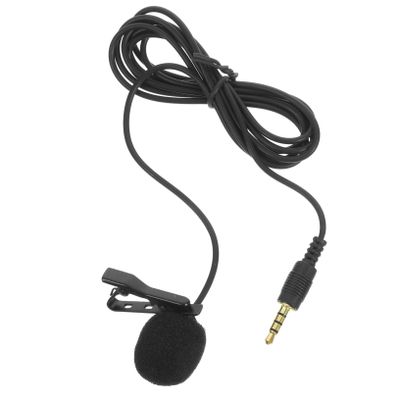 Angoily Tiny Shirt Microphone Clip Lavalier Microphone for Recording Easy to Use Phone Gaming Mic