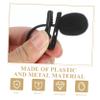 Angoily Tiny Shirt Microphone Clip Lavalier Microphone for Recording Easy to Use Phone Gaming Mic view 3