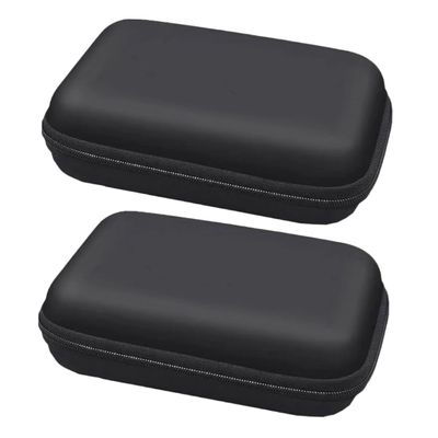 Artibetter 2pcs Eva Cable Organizer Bags Shockproof Electronics Accessories Cases for Hard Drives and Cables Portable Storage Pouch for Travel Black