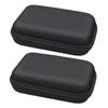 Artibetter 2pcs Eva Cable Organizer Bags Shockproof Electronics Accessories Cases for Hard Drives and Cables Portable Storage Pouch for Travel Black view 1